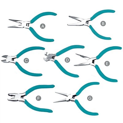 Mini Needle Nose Pliers Rau Cov hniav nyiaj hniav kub